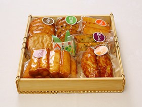 【真空パック】さつま揚げセット 竹かご(6種類26個入)